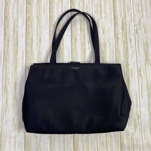 Kate Spade Black Nylon Diaper Bag with Changing Pad